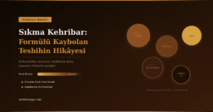 1910'lu yıllarda Osmanlı topraklarına giren bir malzeme, kısa sürede sarayın ve devlet adamlarının elinden düşmeyen bir statü sembolüne dönüştü. Formülünde fenol, doğal kehribar tozları ve tropik reçineler vardı — ama 2. Dünya Savaşı sonrasında üretim durdu ve orijinal formül neredeyse tamamen unutuldu. Bugün "Osmanlı usulü sıkma kehribar" adıyla satılan tesbihler, o dönemin estetiğini modern tekniklerle yeniden yorumluyor.